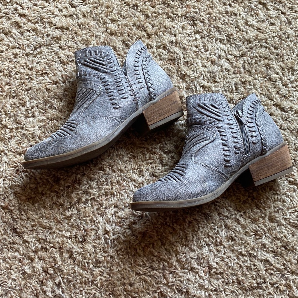 Grey booties